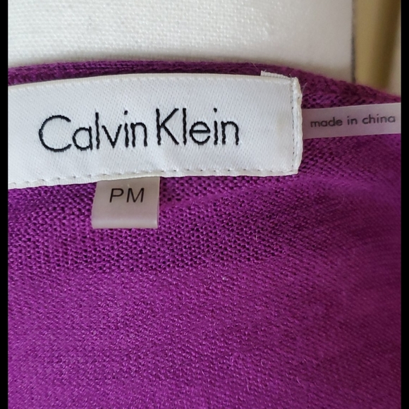 Calvin Klein purple cardigan - Picture 7 of 8